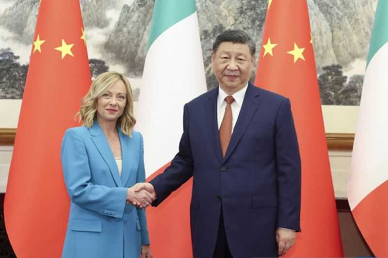 PM Italia Datang ke Beijing Pasca Keluar dari Belt and Road Initiative