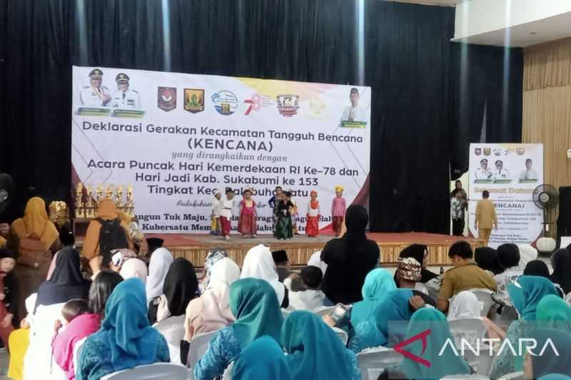 PMI Sukabumi Deklarasi Gerakan Kecamatan Tangguh Bencana