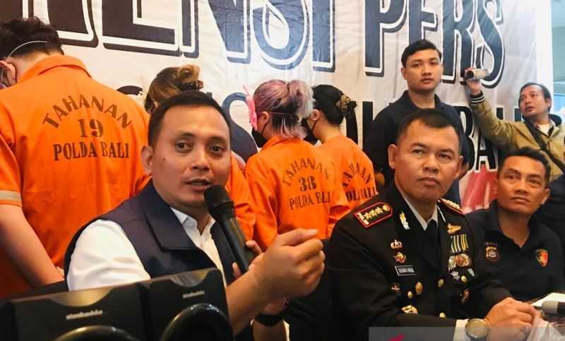 Polda Bali Bongkar Perjudian Daring yang Dikendalikan Tiga Selebgram dan Bandar