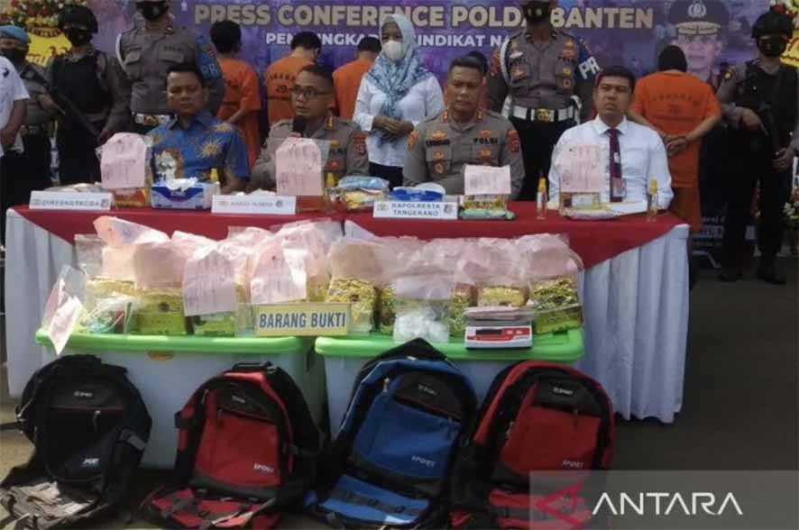 Polda Banten Ungkap Sindikat Pengedar