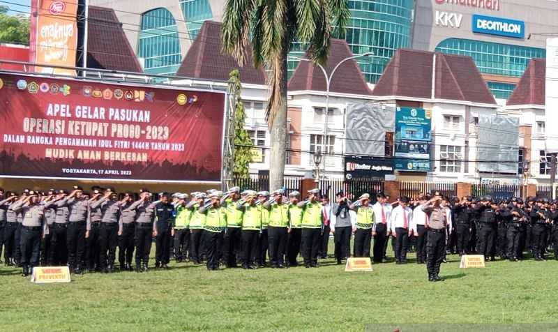 Polda DIY Turunkan 3.395 Personel Gabungan untuk Amankan Mudik Lebaran 2023