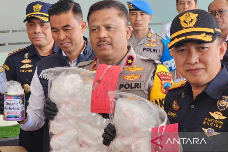 Polda Jateng Gagalkan Penyelundupan 12 Kg Sabu Asal Malaysia