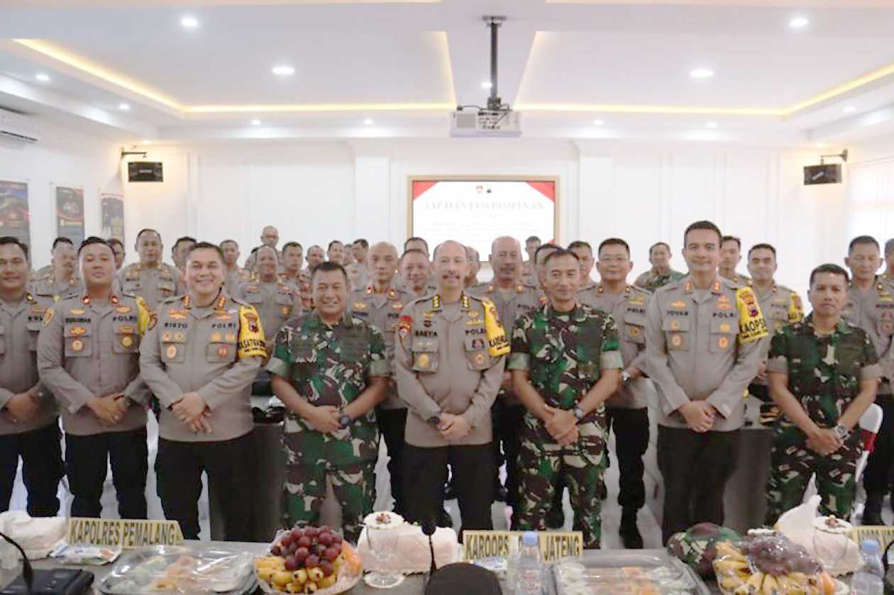 Polda Jateng-Kodam Diponegoro Siapkan Pengamanan Rangkaian Pemilu 2024