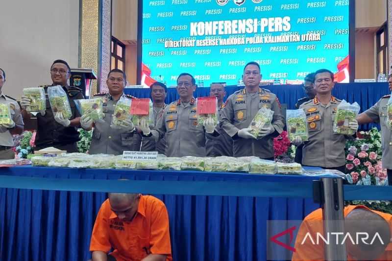 Polda Kaltara Gagalkan Peredaran Narkotika 42 Kg Sabu di Bulungan