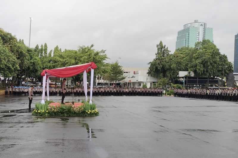 Polda Metro Jaya Gelar Apel Pasukan Pengamanan TPS