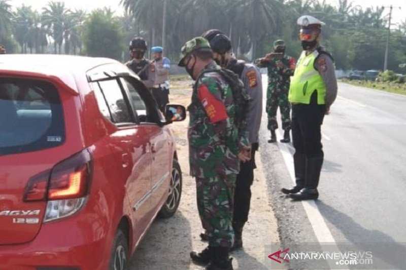 Polda Riau Dirikan Empat Pos Penyekatan di Perbatasan