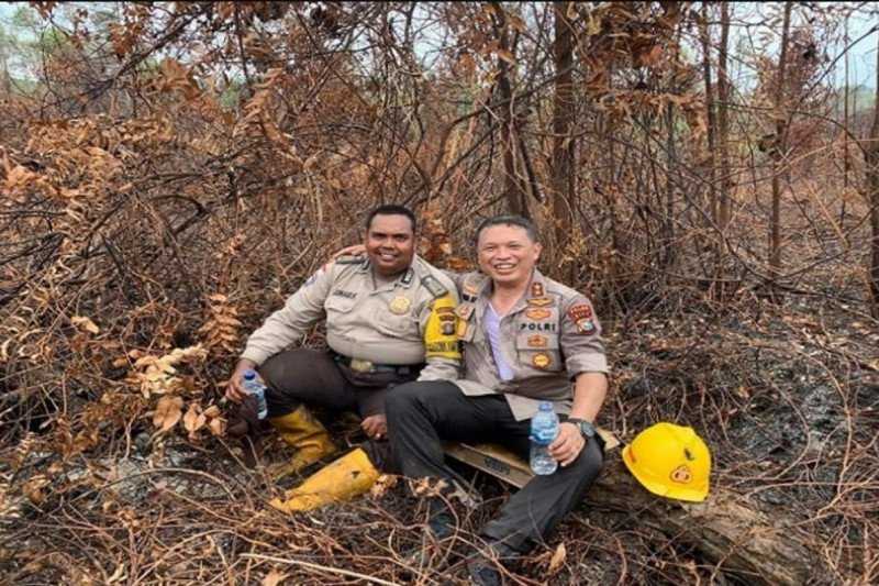 Polda Riau Temukan 143 Titik Api Pada Sabtu