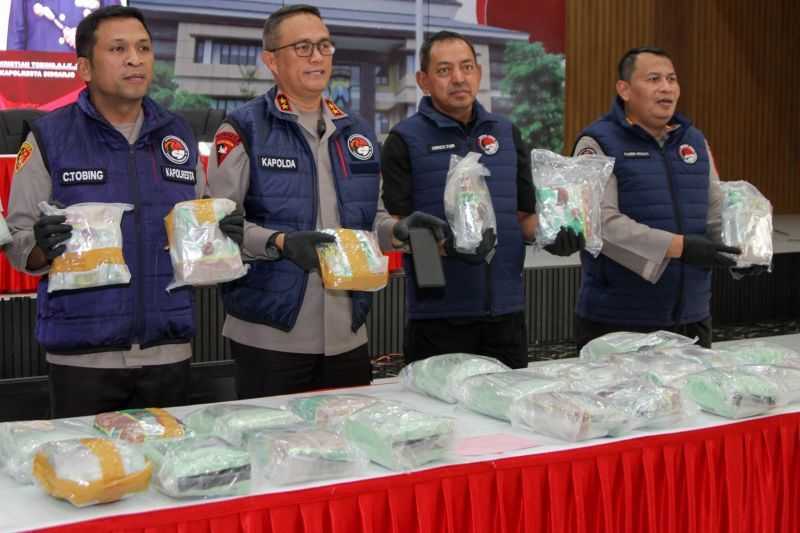 Polisi Gagalkan Peredaran Sabu 30 Kilogram Jaringan Internasional