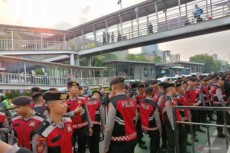 Polisi Kerahkan 1.634 Personel Amankan Debat Pertama Pilkada DKI Malam Ini