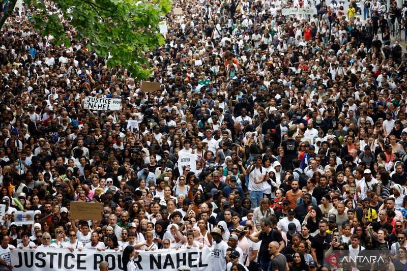 Polisi Prancis Tangkap 175 Orang sebagai Buntut Polisi Tembak Remaja
