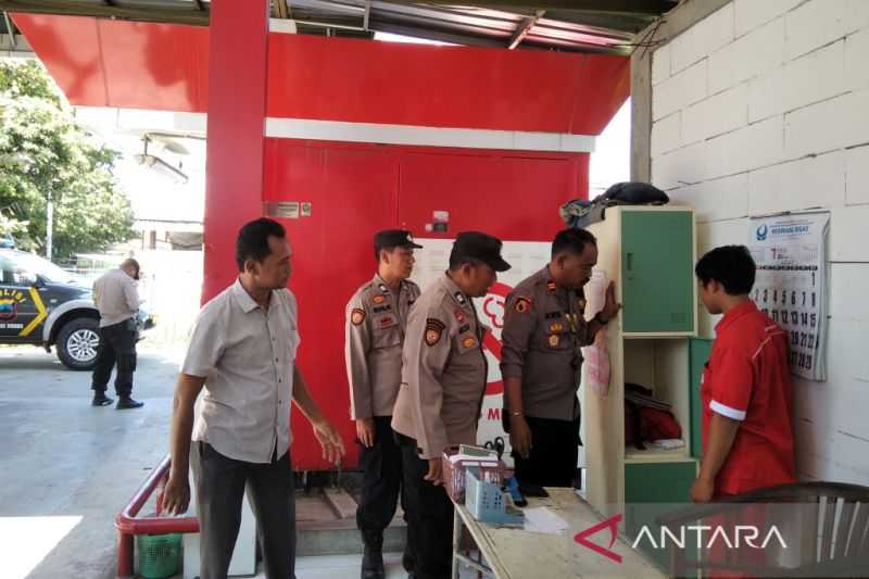 Polisi selidiki pencurian uang di Pertashop yang terekam CCTV