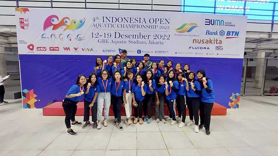 Polo Air Putri Jabar Juara Indonesia Open 2022