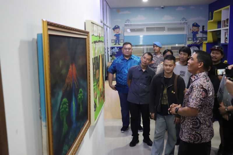 Polres Bantul Gandeng Seniman Gelar Pameran Seni Rupa