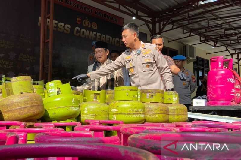 Polres Cianjur Bongkar Praktik Pengoplosan Gas Elpiji