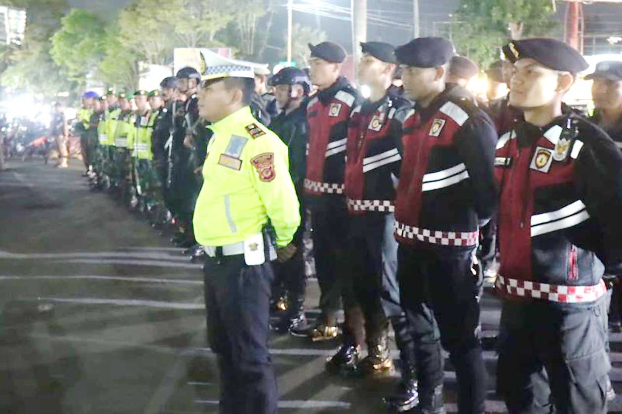 Polres Garut Patroli Berlakukan Jam Malam untuk Pelajar