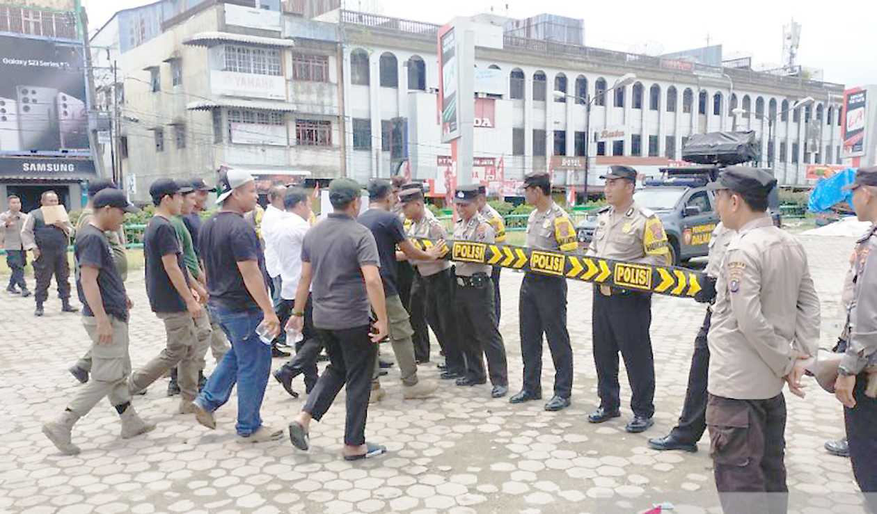 Polres Padangsidimpuan Gelar Simulasi Pengamanan TPS