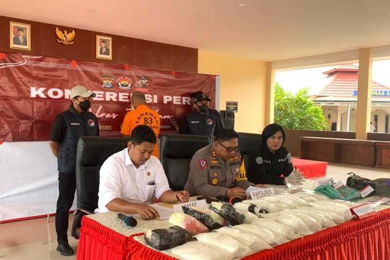 Polres Tarakan Gagalkan Penyelundupan 24 Kilogram Sabu