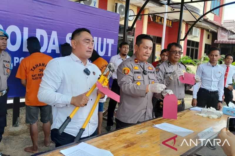 Polres Tebing Tinggi ringkus komplotan pencuri mobil