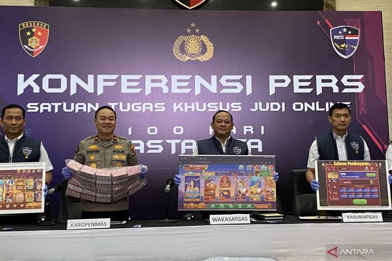 Polri Tangkap 3 Tersangka Baru Judi Online yang Dikendalikan WN Tiongkok