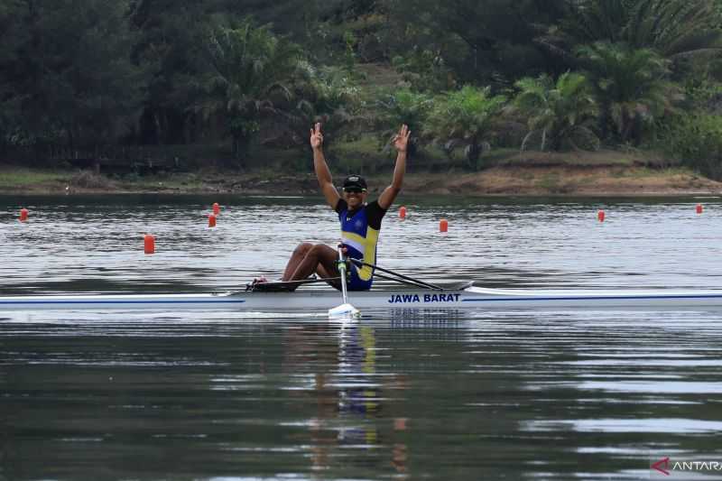 PON 2024, Jawa Barat Tambah Emas di Final A Dayung Rowing