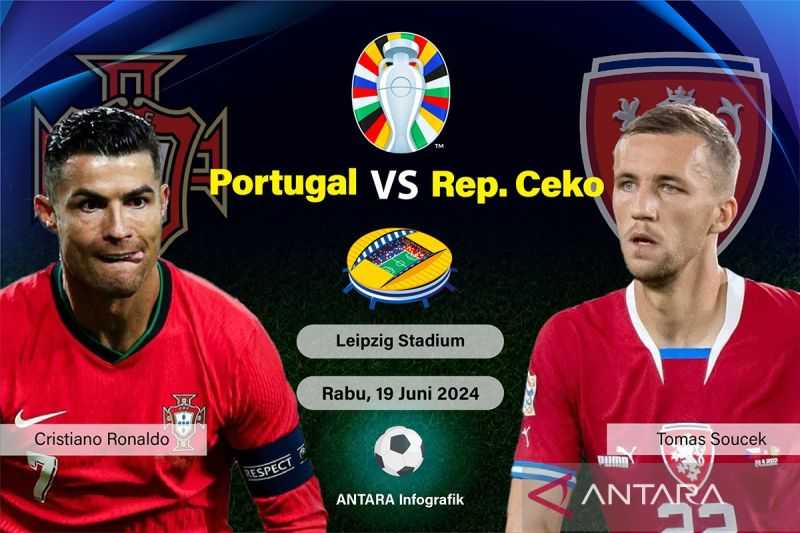 Portugal Taklukkan Republik Ceko 2-1
