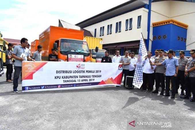 Pos Indonesia Distribusikan Logistik Pemilu ke Daerah Pelosok 