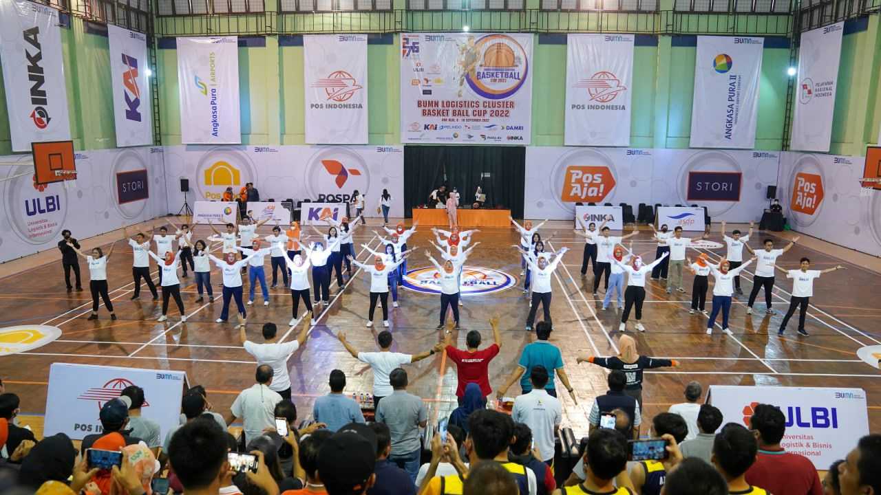 Pos Indonesia Gelar Turnamen Bola Basket BUMN Klaster Logistik, 7 Perusahaan Pelat Merah akan Bersaing