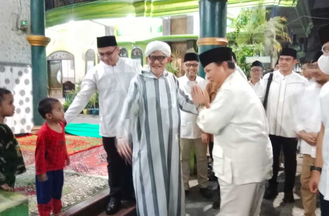 Prabowo Lakukan Pertemuan Tertutup dengan Kiai Miftach