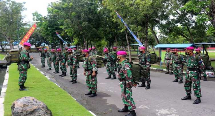 Prajurit Marinir di BKO-kan ke Kodam Brawijaya, Siap Dikirim ke Wilayah Madura dan Sekitarnya