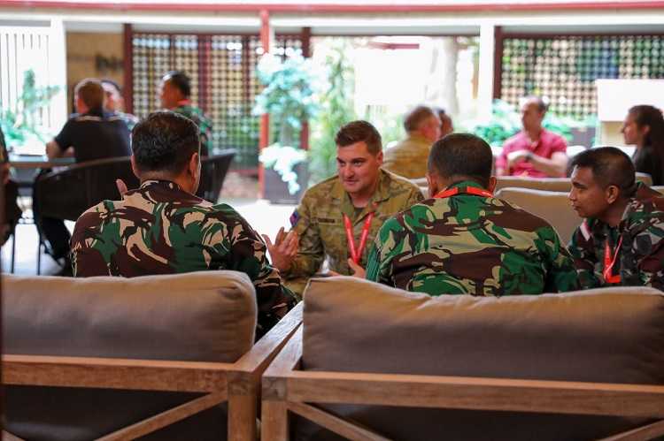 Prajurit TNI Latihan Pos Komando Bersama Militer Australia