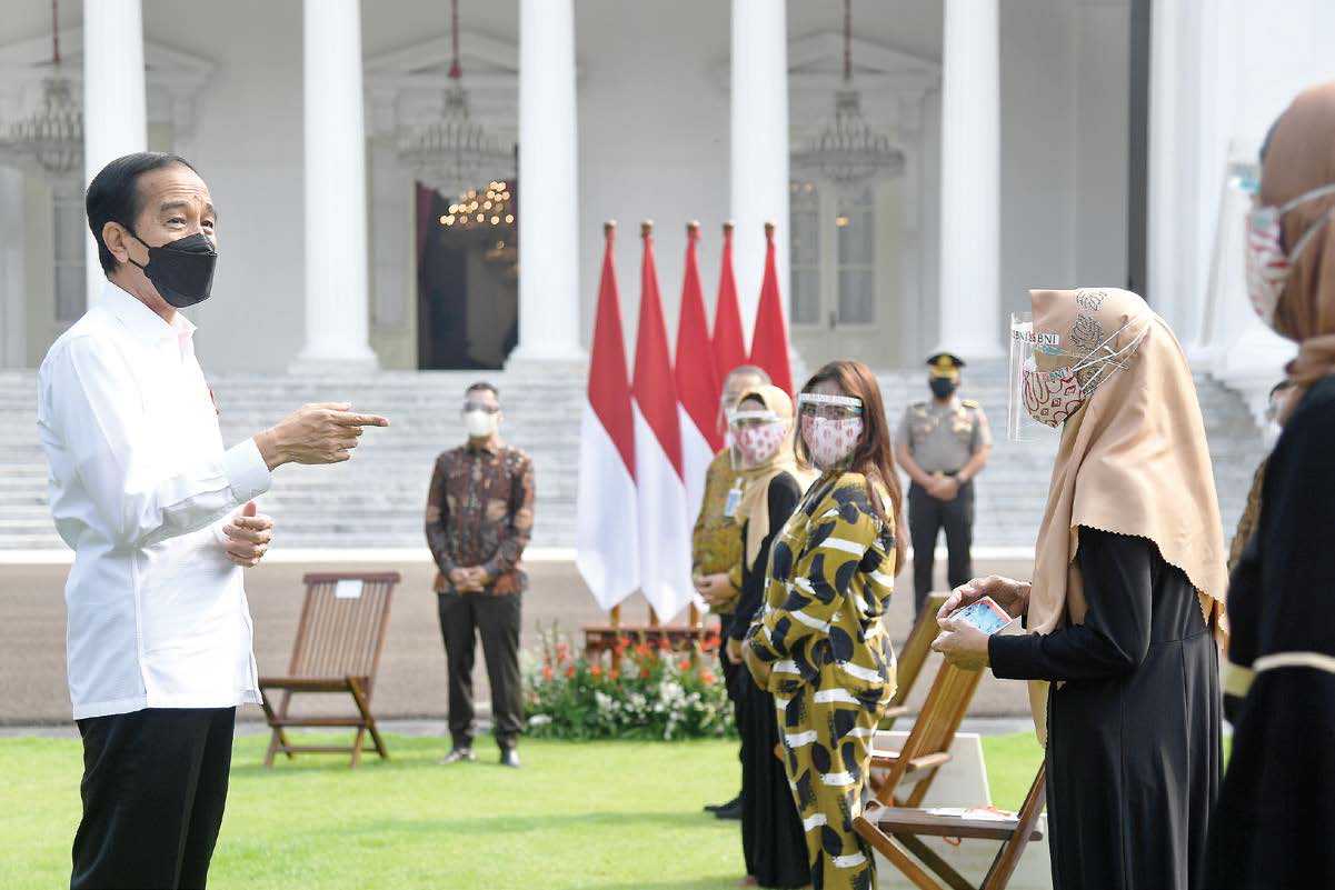 Presiden Harap Pelaku Usaha Tahan Banting di Tengah Pandemi