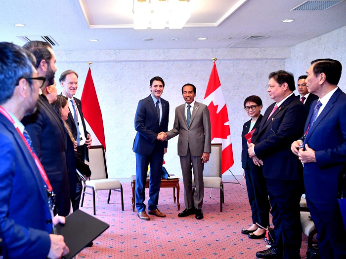 Presiden Joko Widodo dan PM Justin Trudeau Bahas Kerja Sama Ekonomi