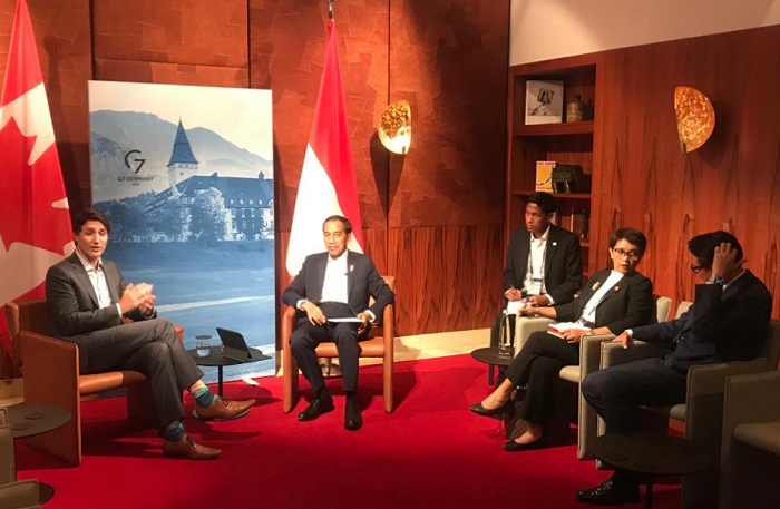 Presiden Joko Widodo Gelar Pertemuan dengan PM Justin Trudeau