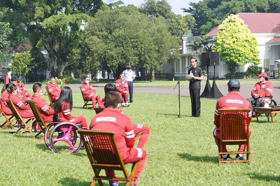 Presiden Jokowi Berikan Bonus Atlet Paralimpiade Tokyo
