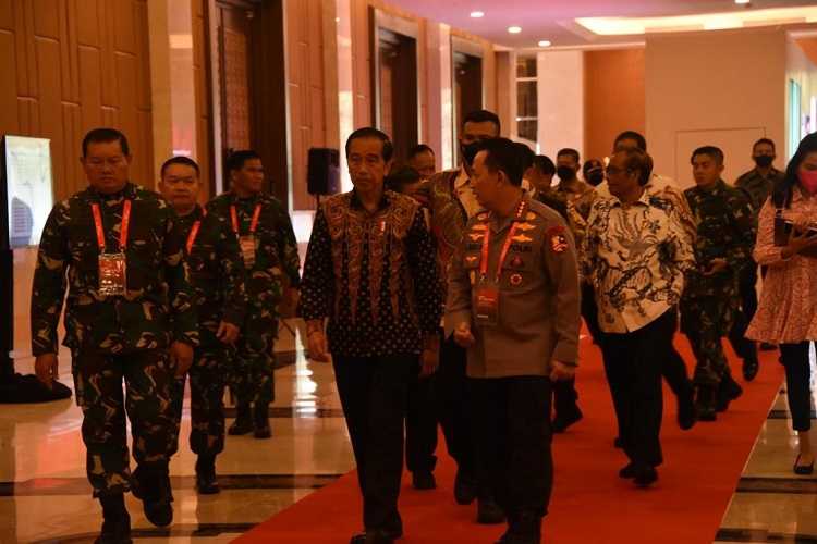 Presiden Jokowi Bicara Stabilitas Keamanan Jelang Pemilu 2024, Kepala Bakamla RI Hadiri Rapim TNI-Polri