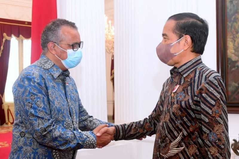 Presiden Jokowi Dapat Ucapan Selamat dari Dirjen WHO Tedros Atas Capaian RI Tangani Pandemi