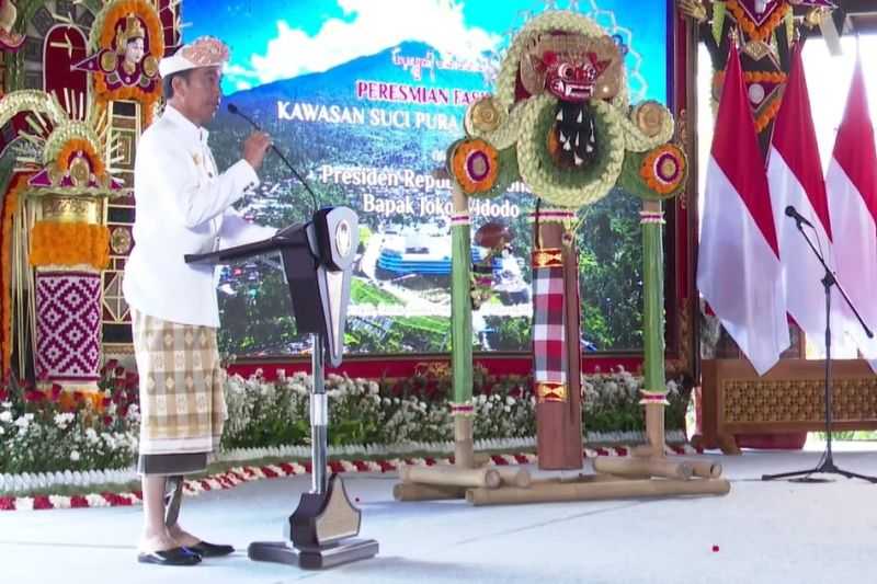 Presiden Jokowi: Penataan Pura Besakih untuk Hindari Kesemrawutan