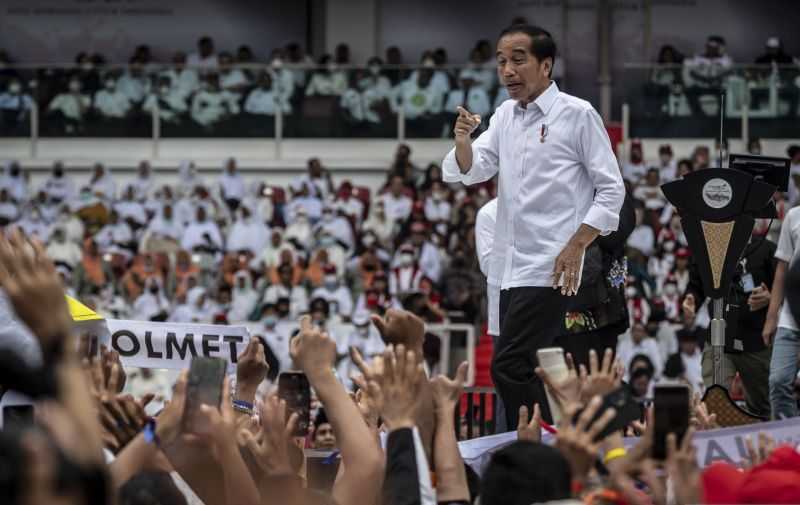 Presiden Jokowi Persilakan Siapa pun Tafsirkan soal Pemimpin Rambut Putih