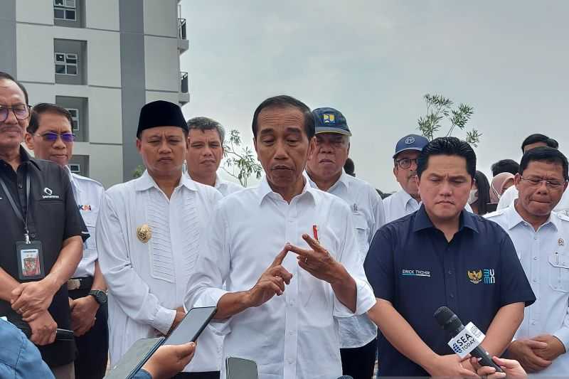 Presiden Jokowi Resmikan Hunian Milenial di Depok