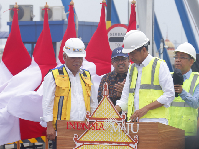 Presiden Jokowi Resmikan Pengoperasian Tol Semarang-Demak Seksi 2