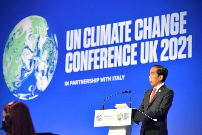 Presiden Jokowi Sampaikan Komitmen Tangani Perubahan Iklim di COP26