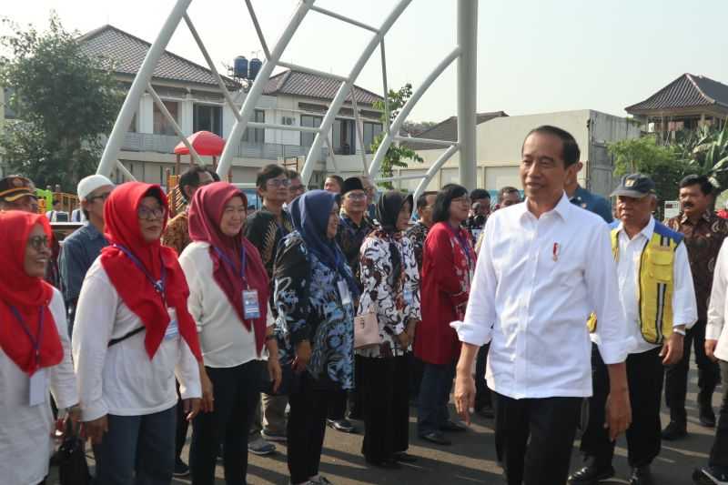 Presiden Jokowi Sebut Sodetan Ciliwung Akan Kurangi 62 Persen Banjir Jakarta