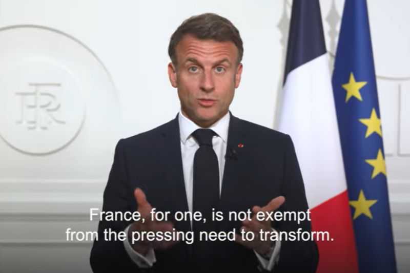 Presiden Macron Ingatkan Negara Maju Harus Belajar Penanganan Air dari Global Selatan