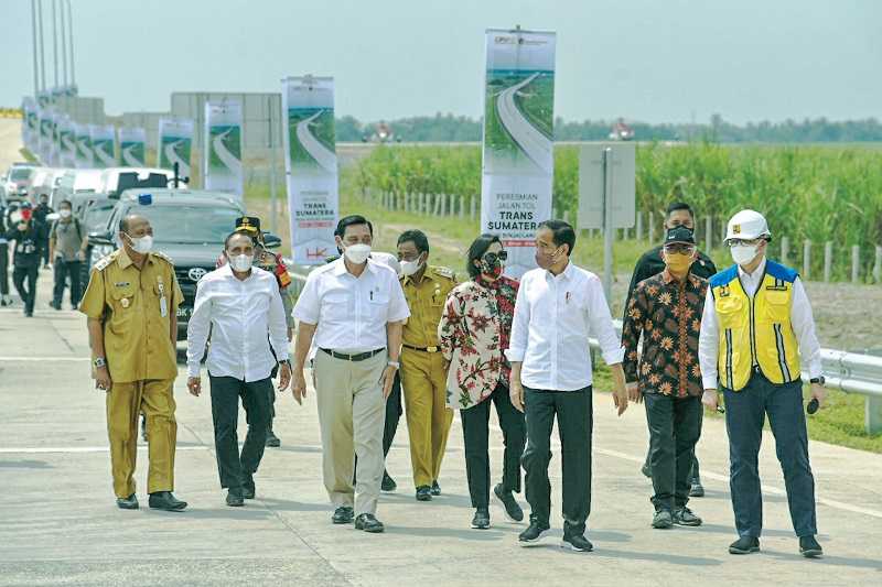 PRESIDEN RESMIKAN TOL BINJAI-STABAT