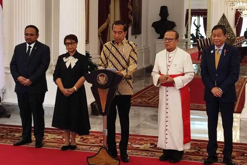 Presiden Sampaikan Selamat Datang Sri Paus Fransiskus ke Indonesia