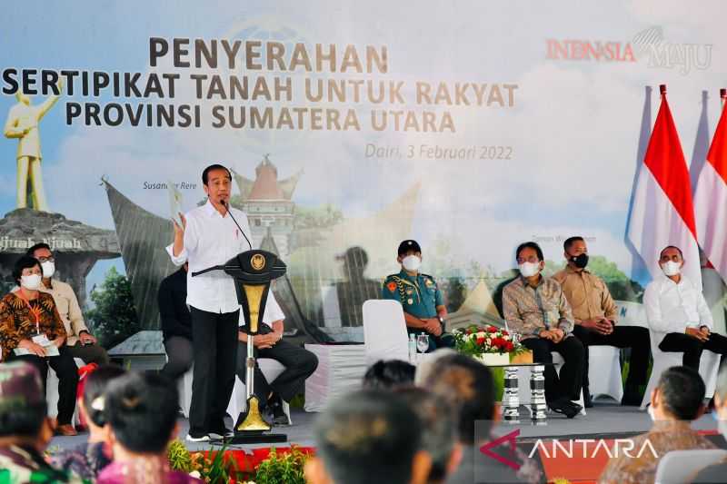 Presiden Tegaskan Pentingnya Kepemilikan Sertifikat Tanah Bagi Rakyat