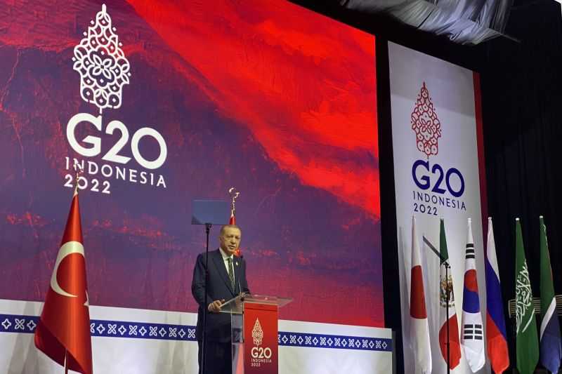 Presiden Turki Erdogan Memuji Indonesia Sukses Jalankan Kepemimpinan G20