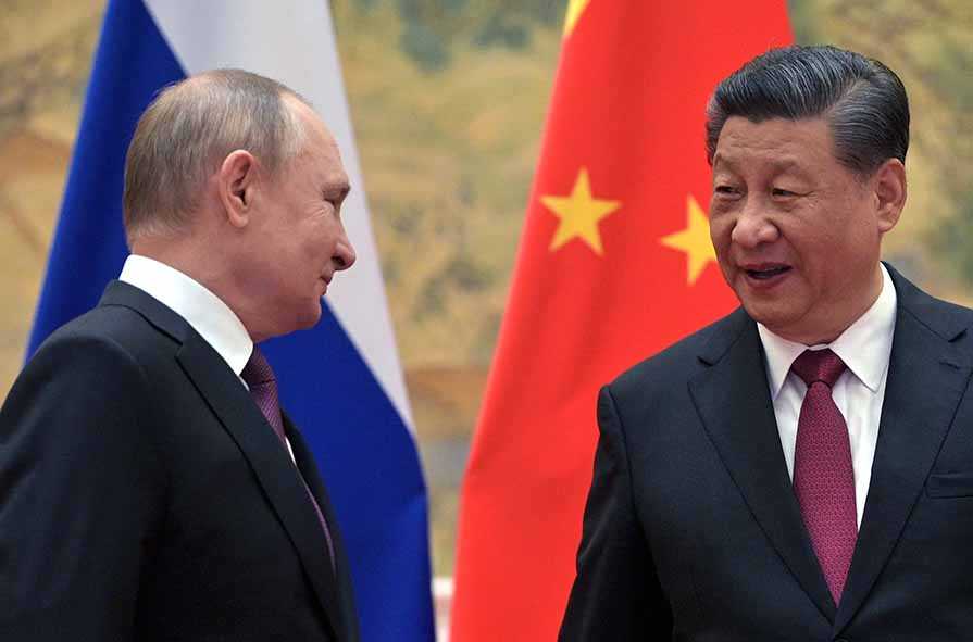 Presiden Xi dan Presiden Putin Bertemu di Uzbekistan
