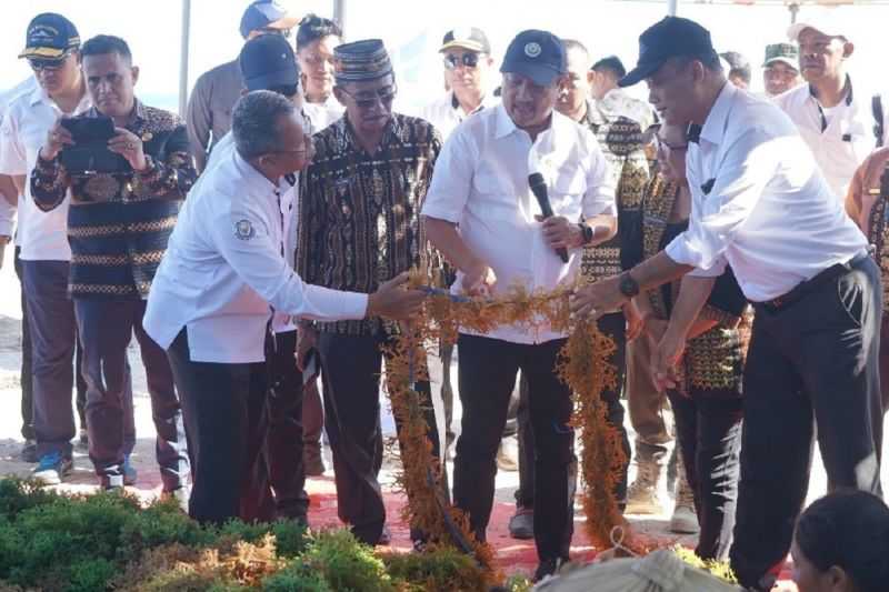 Produktivitas Budi Daya Rumput Laut di Pulau Terluar Terus Dipacu