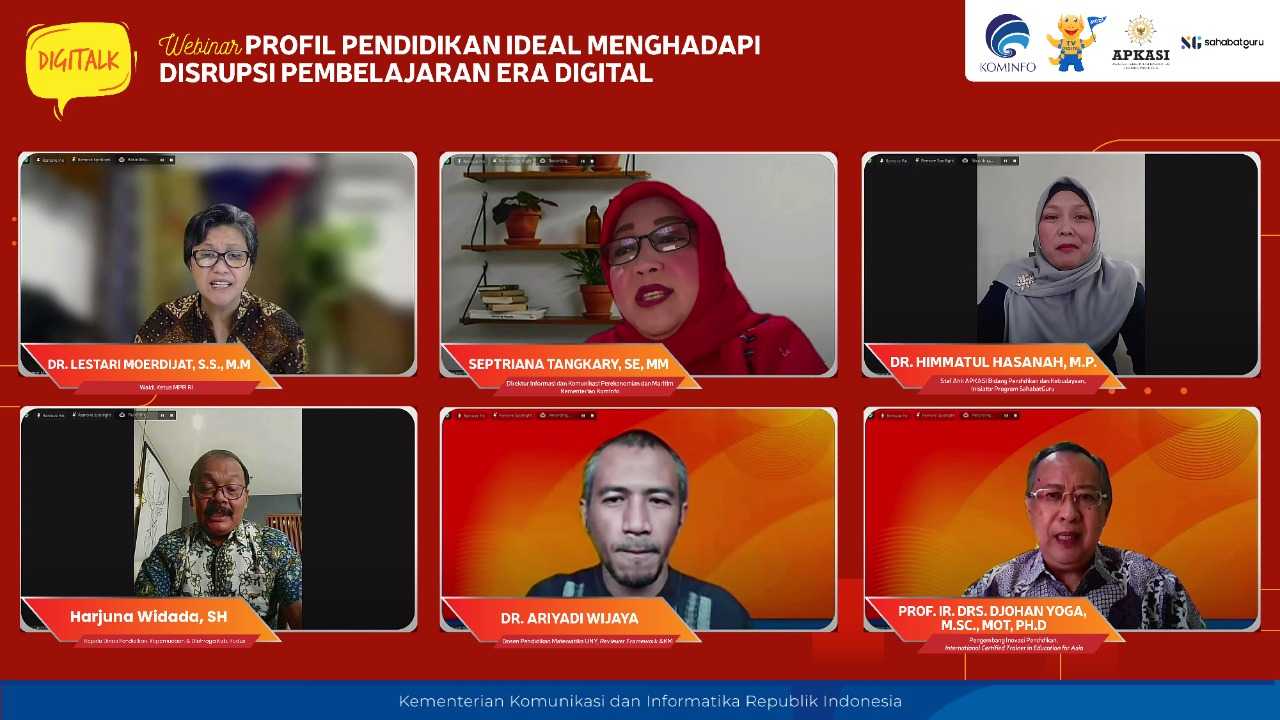 Profil Pendidikan Ideal Dalam Menghadapi Disrupsi Pembelajaran Era Digital Disusun